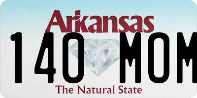 AR license plate 140MOM