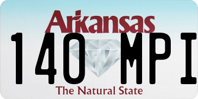 AR license plate 140MPI