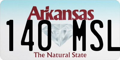 AR license plate 140MSL