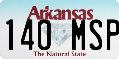 AR license plate 140MSP
