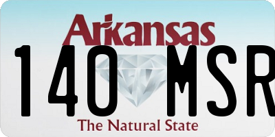 AR license plate 140MSR