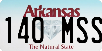 AR license plate 140MSS