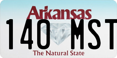 AR license plate 140MST