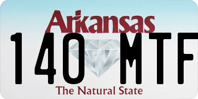 AR license plate 140MTF
