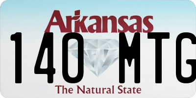 AR license plate 140MTG