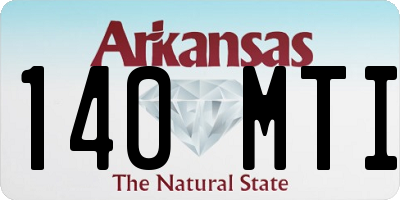 AR license plate 140MTI