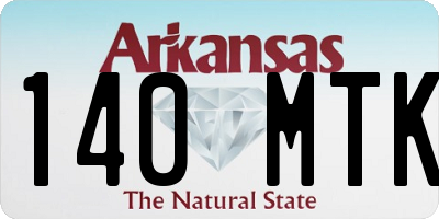 AR license plate 140MTK