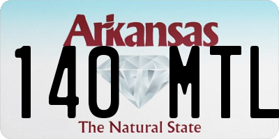 AR license plate 140MTL