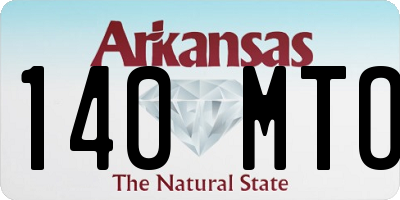 AR license plate 140MTO