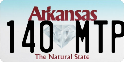 AR license plate 140MTP
