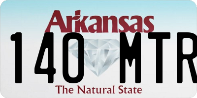 AR license plate 140MTR