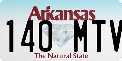 AR license plate 140MTV