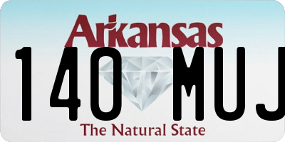 AR license plate 140MUJ