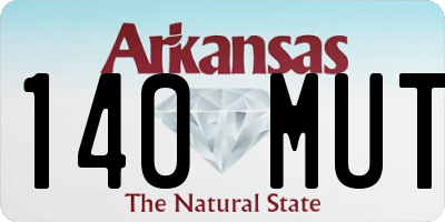 AR license plate 140MUT