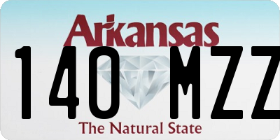 AR license plate 140MZZ