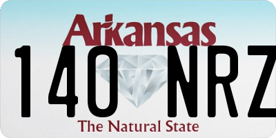AR license plate 140NRZ