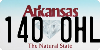 AR license plate 140OHL