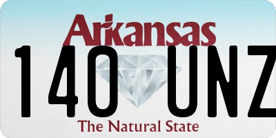 AR license plate 140UNZ