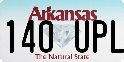 AR license plate 140UPL