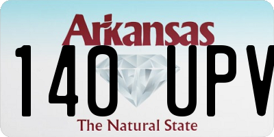 AR license plate 140UPV