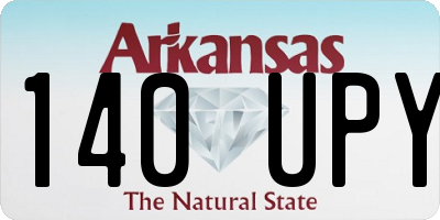 AR license plate 140UPY