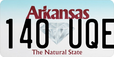 AR license plate 140UQE