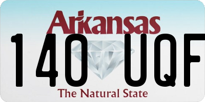AR license plate 140UQF