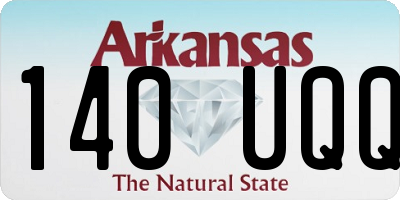 AR license plate 140UQQ