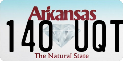 AR license plate 140UQT