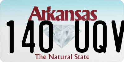 AR license plate 140UQV