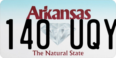 AR license plate 140UQY