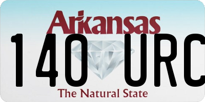 AR license plate 140URC