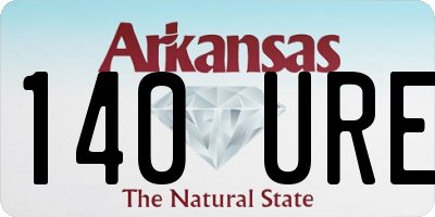 AR license plate 140URE