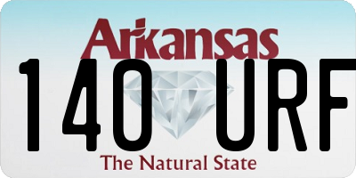 AR license plate 140URF