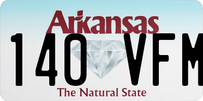 AR license plate 140VFM