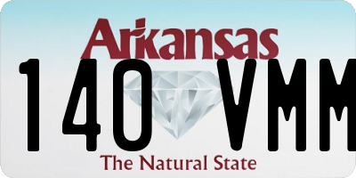 AR license plate 140VMM