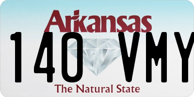 AR license plate 140VMY
