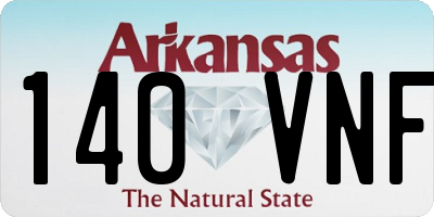 AR license plate 140VNF