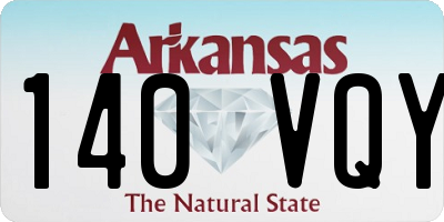 AR license plate 140VQY