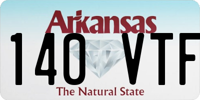 AR license plate 140VTF
