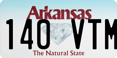 AR license plate 140VTM