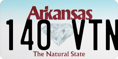 AR license plate 140VTN