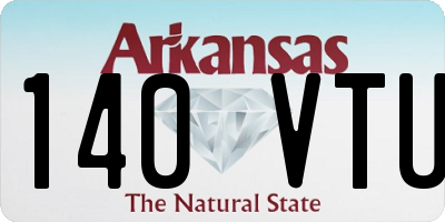 AR license plate 140VTU