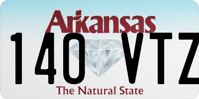 AR license plate 140VTZ