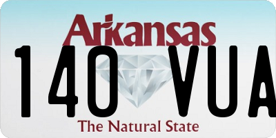 AR license plate 140VUA