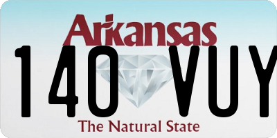 AR license plate 140VUY