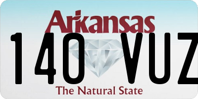 AR license plate 140VUZ