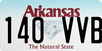 AR license plate 140VVB