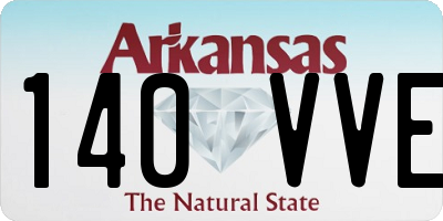 AR license plate 140VVE
