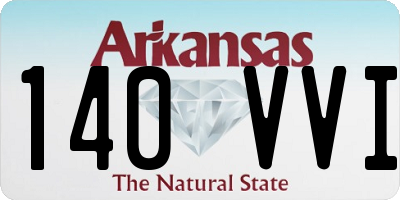 AR license plate 140VVI